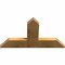 Ekena Millwork Portland Rough Sawn Timber Gable Bracket, Western Red Cedar, 36"W x 21"H x 2"D x 6"F, 14/12 Pitch GBW036X21X0206POR00RWR - alternate 5
